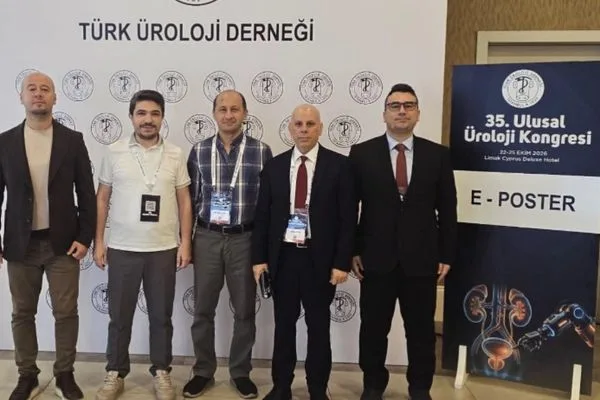 Harran Üniversitesi’nden 35. Ulusal Üroloji Kongresi’nde birincilik ödülü