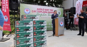 Trabzon’da Çay Üreticilerine 75 Makine Desteği