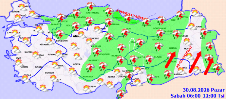 Sağanak, fırtına ve toz taşınımı geliyor!