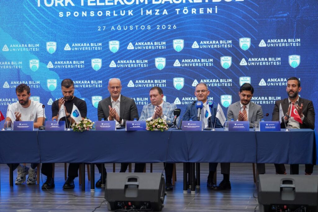 Ankara Bilim Üniversitesi ile Türk Telekom Basketbol Takımı arasında sponsorluk protokolü imzalandı