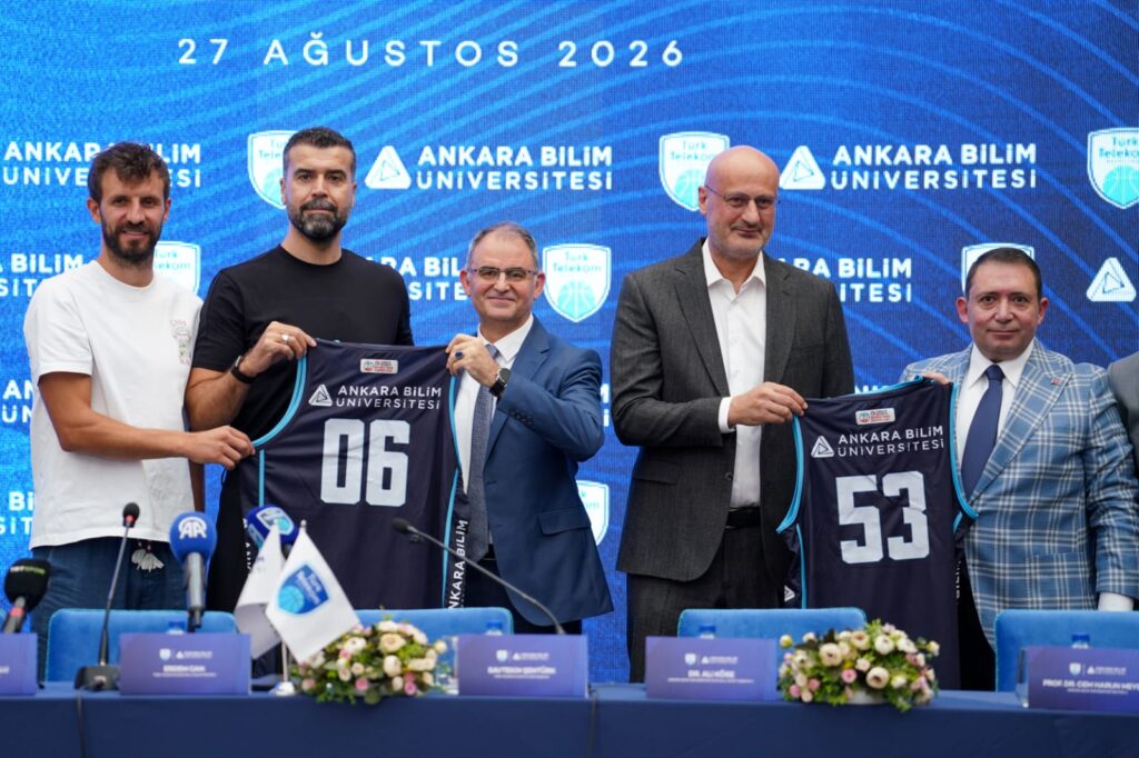 Ankara Bilim Üniversitesi ile Türk Telekom Basketbol Takımı arasında sponsorluk protokolü imzalandı