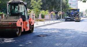 Salihli’nin Şüheda Caddesi sil baştan yenileniyor