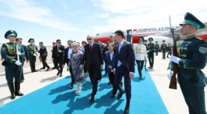 Erdoğan, Türk Devletleri Teşkilatı Gayriresmi Zirvesi İçin Türkistan’da
