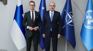 Kurtulmuş, Helsinki’de Finlandiya Cumhurbaşkanı Stubb ile Görüştü