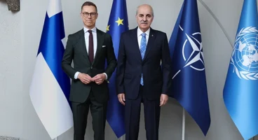 Kurtulmuş, Helsinki’de Finlandiya Cumhurbaşkanı Stubb ile Görüştü
