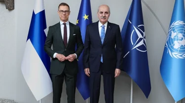 Kurtulmuş, Helsinki’de Finlandiya Cumhurbaşkanı Stubb ile Görüştü