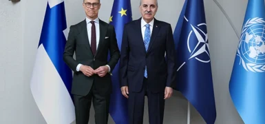 Kurtulmuş, Helsinki’de Finlandiya Cumhurbaşkanı Stubb ile Görüştü