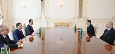 Bakan Gürlek, Azerbaycan’da Aliyev ile Görüştü