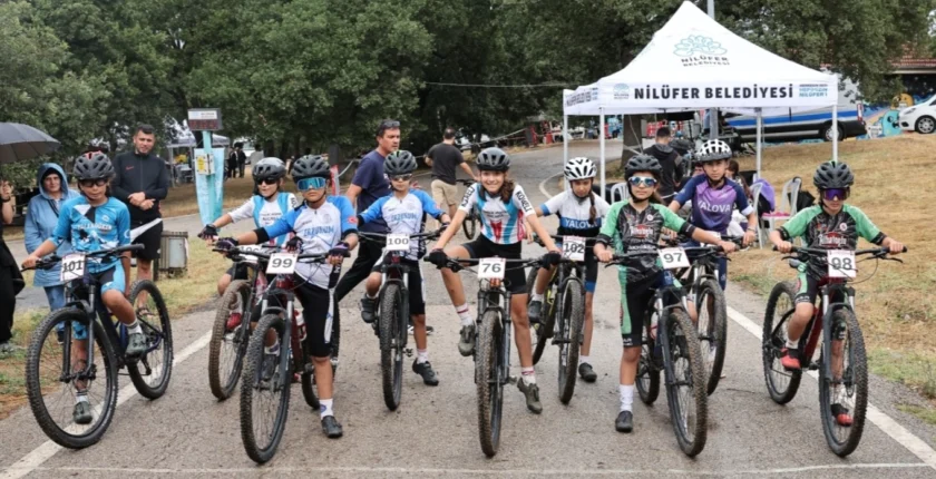 Nilüfer’de Zorlu Parkurda Pedallar Döndü