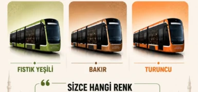 Gaziantep’te Yeni Tramvayların Rengini Gazi Şehirliler Seçecek