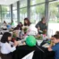 İnegöl’de Anne ve Çocuklar Atıkları Saksıya Dönüştürdü