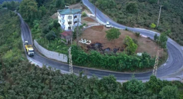 Ordu’da Mahalle Yoluna Konforlu Ulaşım