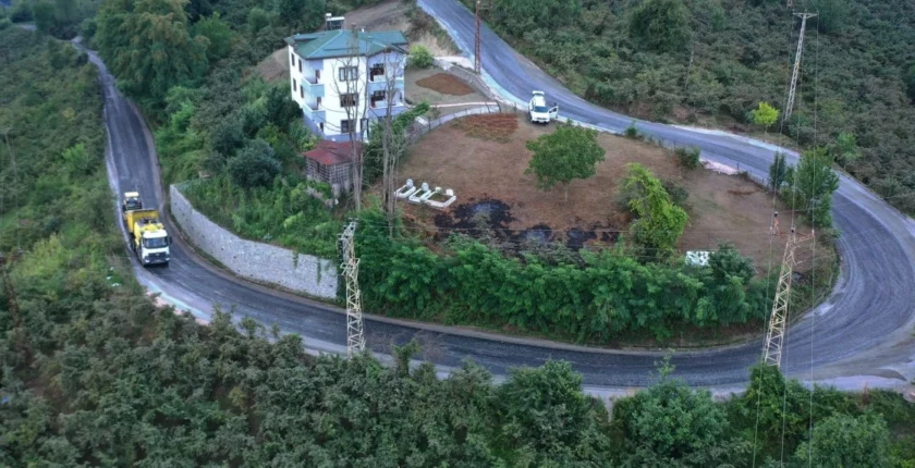 Ordu’da Mahalle Yoluna Konforlu Ulaşım