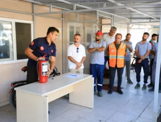 Talas Belediyesi Personeline Yangın Eğitimi