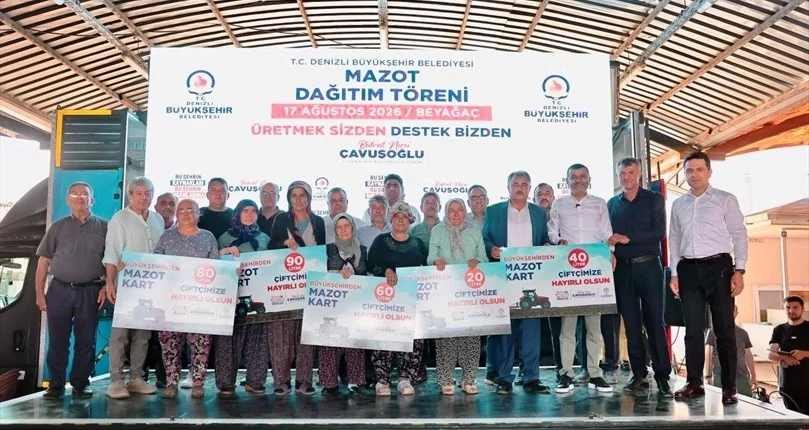 Denizli’de 10 Bin Üreticiye Mazot Desteği