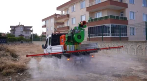 Karatay’da Haşereyle Mücadelede Hava Desteği