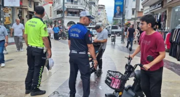 Ordu’da Yaya Alanlarında Motosiklet Denetimi