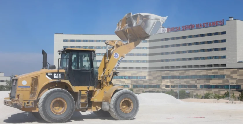 Bursa Şehir Hastanesi Yolları Yenileniyor