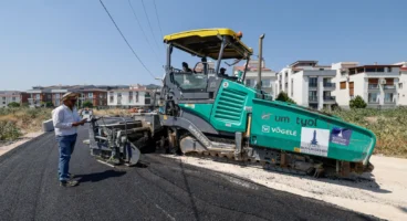 İzmir Bergama’da Yol Çalışmaları Hız Kesmeden Sürüyor