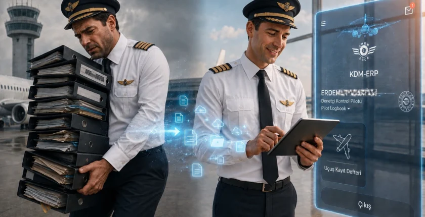 Pilotların Uçuş Kayıtları Dijitalleşiyor