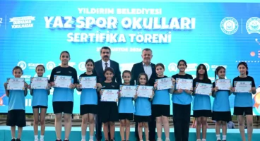 Yıldırım’da Yaz Spor Okulları Sertifika Töreniyle Tamamlandı