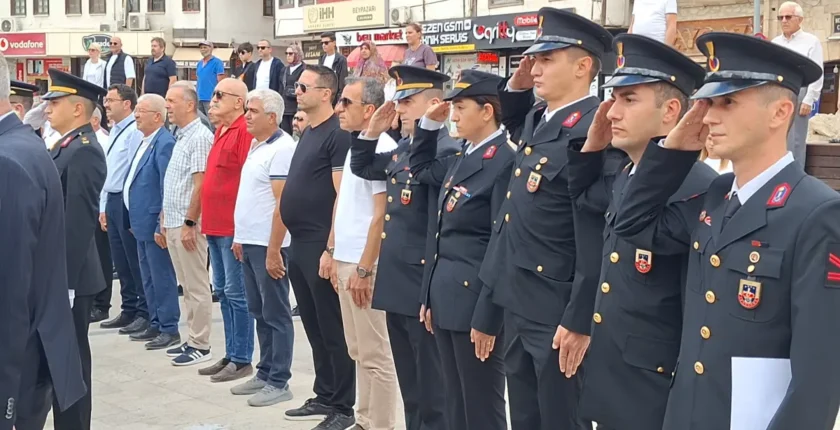 30 Ağustos Zafer Bayramının 104. Yıl dönümü törenle kutlaması