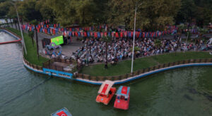 Bursa Kültürpark'ta yeşil-beyaz tek yürek