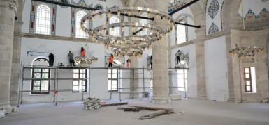 6 Şubat depremlerinde ağır hasar gören Yeni Cami eylülde açılacak