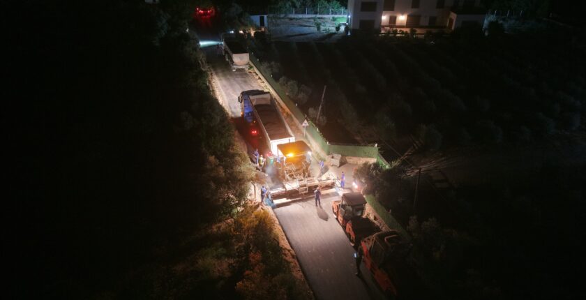 İzmir Büyükşehir Belediyesi’nden Selçuk’a 15,5 kilometrelik yol hamlesi