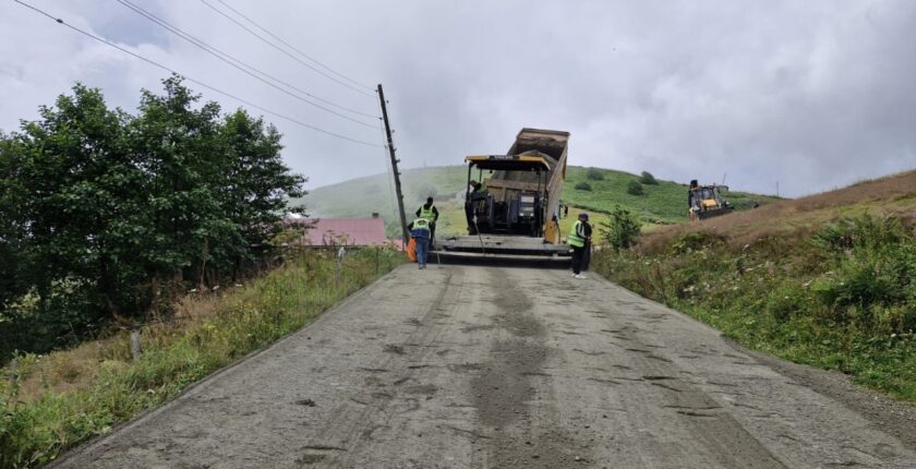 Trabzon’da 4 İlçede Ulaşım İçin 13 Kilometrelik Yol Yenilendi