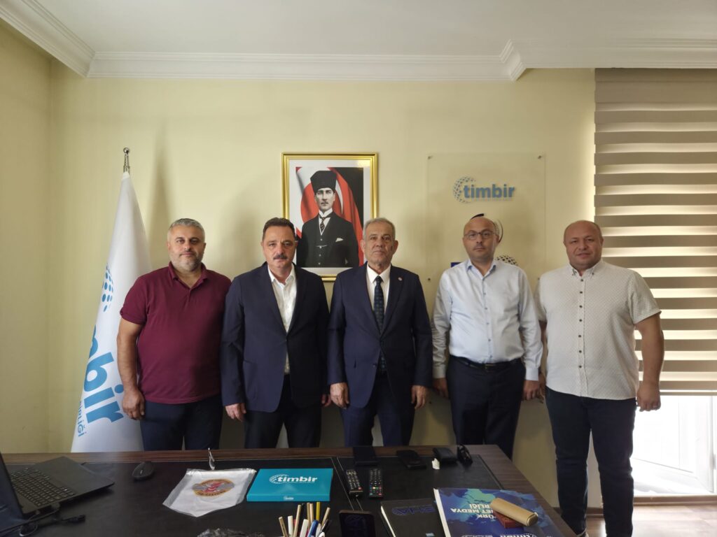 TİMBİR Genel Başkanı Basa’ya Türkiye Gazeteciler Federasyonu Genel Başkanı Karaca'dan ziyaret