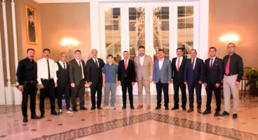 AKK Başkanı Halil İbrahim Yılmaz Sivas Alperen Ocakları heyetini ağırladı