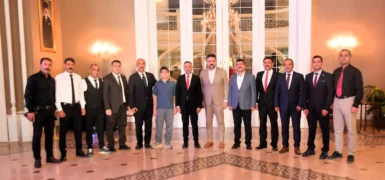 AKK Başkanı Halil İbrahim Yılmaz Sivas Alperen Ocakları heyetini ağırladı