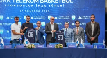 Ankara Bilim Üniversitesi ile Türk Telekom Basketbol Takımı arasında sponsorluk protokolü imzalandı