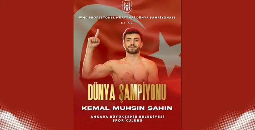 Ankara’dan dünya şampiyonluğuna: Kemal Muhsin Şahin zirveye çıktı
