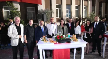 Balıkesir’de 104’üncü yıl resepsiyonu