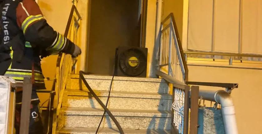 Balıkesir’de ev yangını: 1 kişi etkilendi