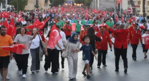 Balıkesir’de Zafer yürüyüşüne damga vuran anlar