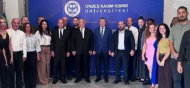 Başbakan Ünal Üstel’den Onbeş Kasım Kıbrıs Üniversitesi’ne ziyaret