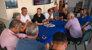 Başkan Eşki Ümit Mahallesi’nde vatandaşlarla buluştu