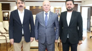 Başkan Yılmaz’dan Erzurum'a nezaket ziyaret