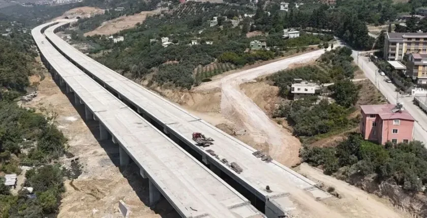 Belen tüneli viyadükleri tamamlandı