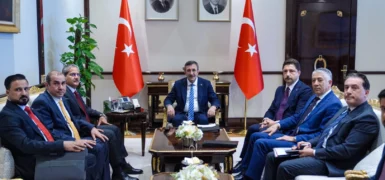 Cevdet Yılmaz, Irak Yolsuzlukla Mücadele Komisyonu Başkanı ile görüştü