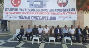 Ceylanpınar’da “Gümrük Kapısını İstiyoruz” kampanyası