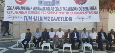 Ceylanpınar’da “Gümrük Kapısını İstiyoruz” kampanyası