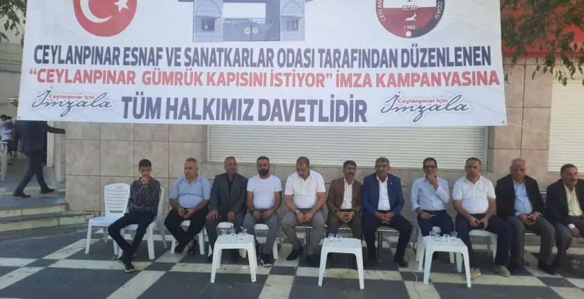 Ceylanpınar’da “Gümrük Kapısını İstiyoruz” kampanyası