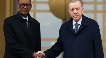 Cumhurbaşkanı Erdoğan ile Kagame ile görüştü