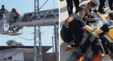 Elektrik direğinde asılı halde bulunan kişi hayatını kaybetti