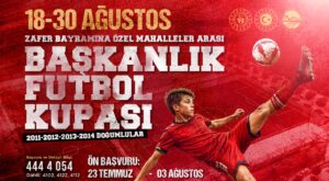 Mahalle Takımları Zafer Kupası İçin Sahaya İniyor