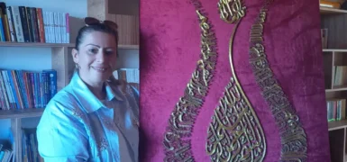 Geleneksel el sanatlarından olan “filografi “ kursuna yoğun ilgi